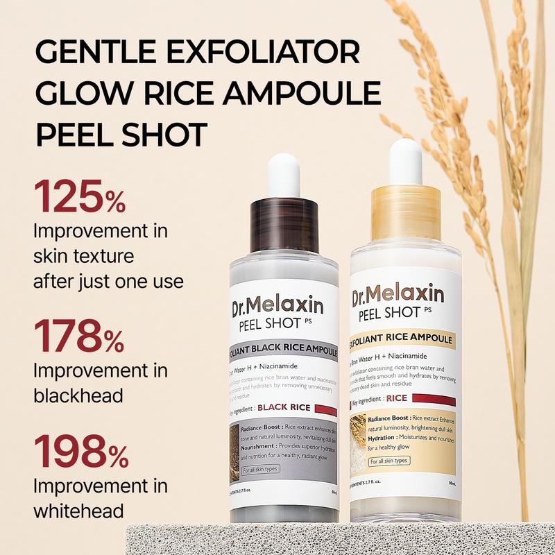 Dr. Melaxin Peel Shot Glow Rice Ampoule Duo