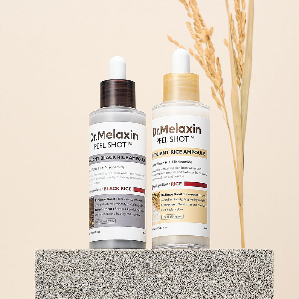 Dr. Melaxin Peel Shot Glow Rice Ampoule Duo